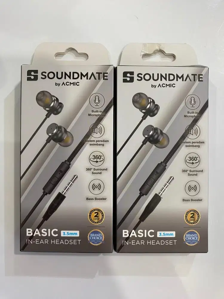 HF Acmic Cable Soundmatte In Ear Basic Black