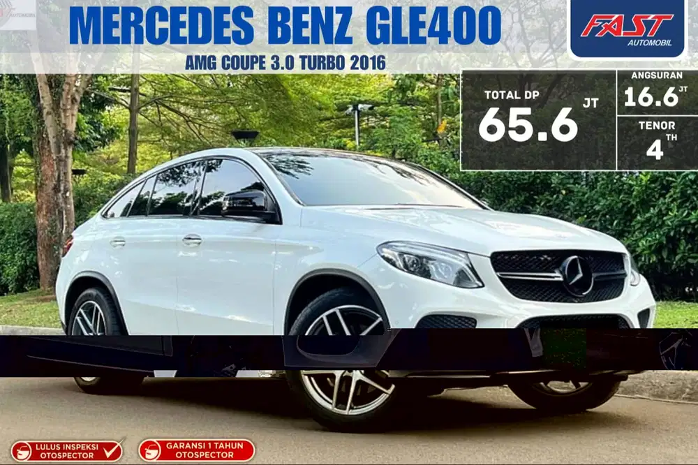 LOW KM TANGAN PERTAMA GARANSI 1THN MERCEDES BENZ GLE 400 2016