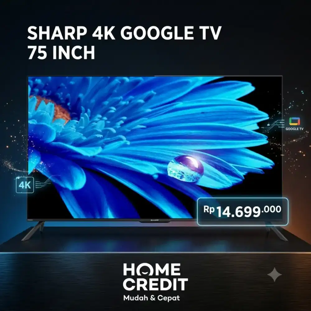 PROMO SMART TV 4K GOOGLE TV 75 INC