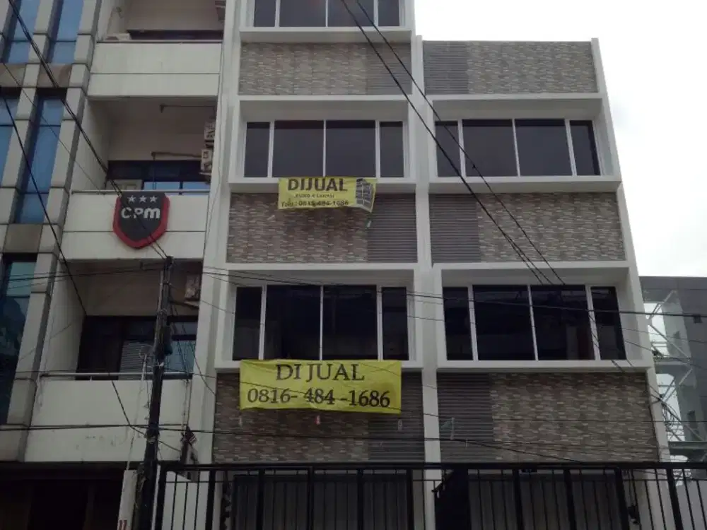 DIJUAL / Disewakan Ruko 4lantai gunung sahari jakarta pusat