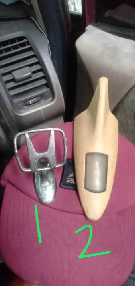 Di jual sirip hiu di tempel  di atas atap belakang mobil    murah aja