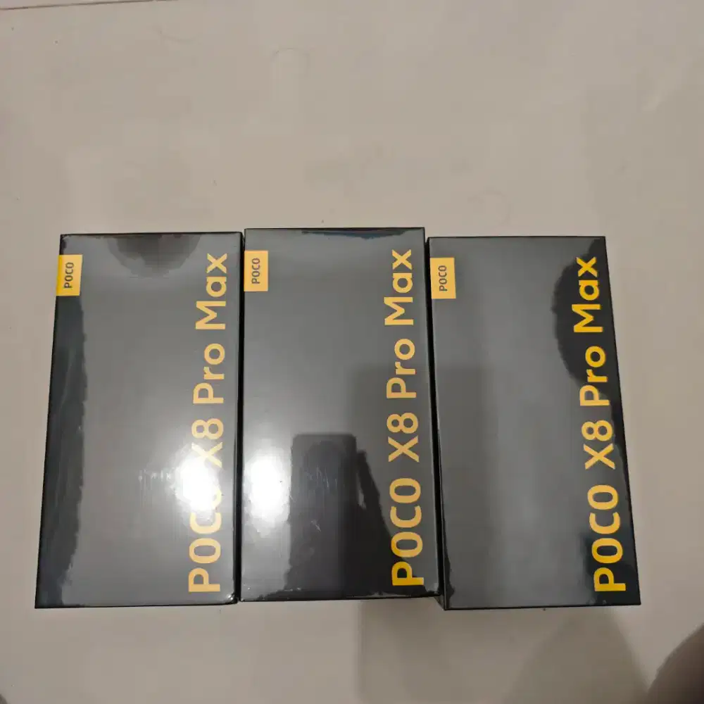 POCO X8 PRO MAX 12/512 GARANSI RESMI XIAOMI 15 BULAN NO REPACK