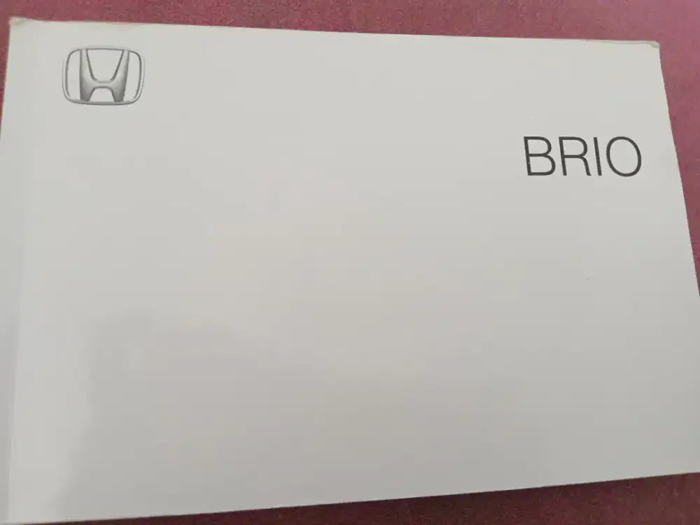 MANUAL BOOK ORI ALL NEW BRIO 2023 SEPERTI BSRU