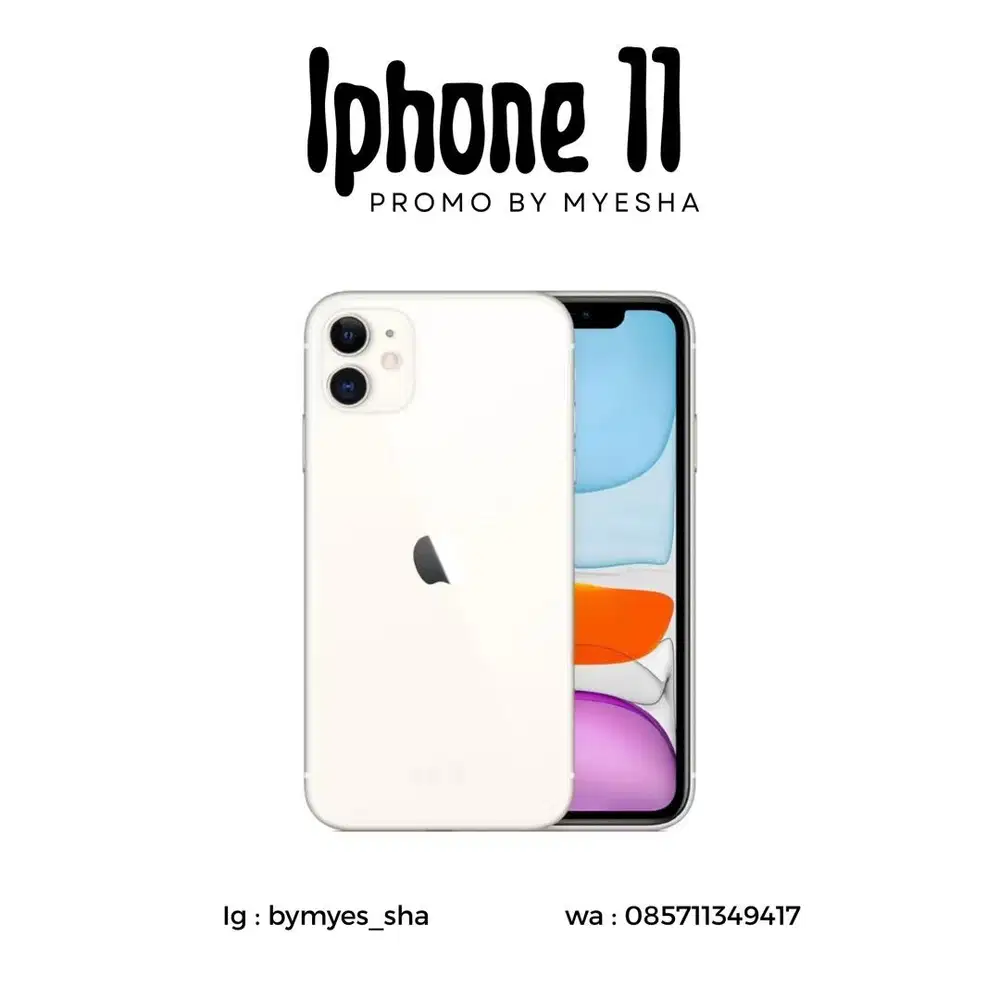 IPHONE 11 128 GB BEACUKAI ( GARANSI TOKO )