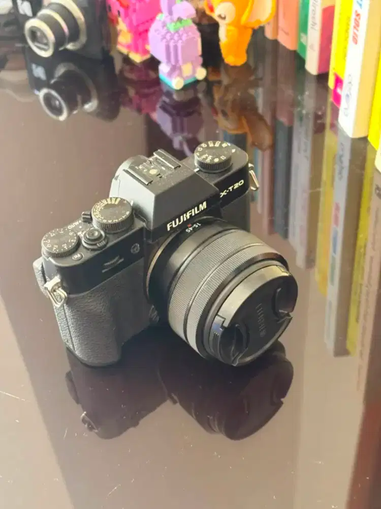 FUJIFILM X-T20 BLACK + XC 15-45mm OIS | MULUS | SIAP PAKAI