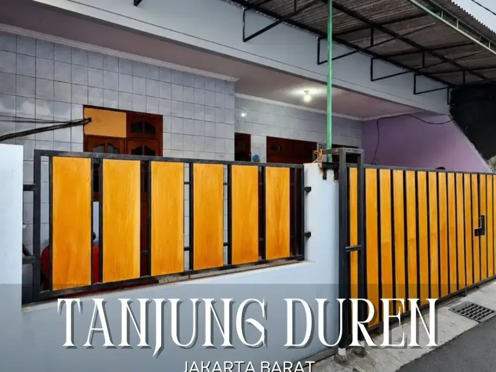 DIJUAL CEPAT RUMAH LUAS SANGAT MURAH DI TANJUNG DUREN JAKARTA BARAT