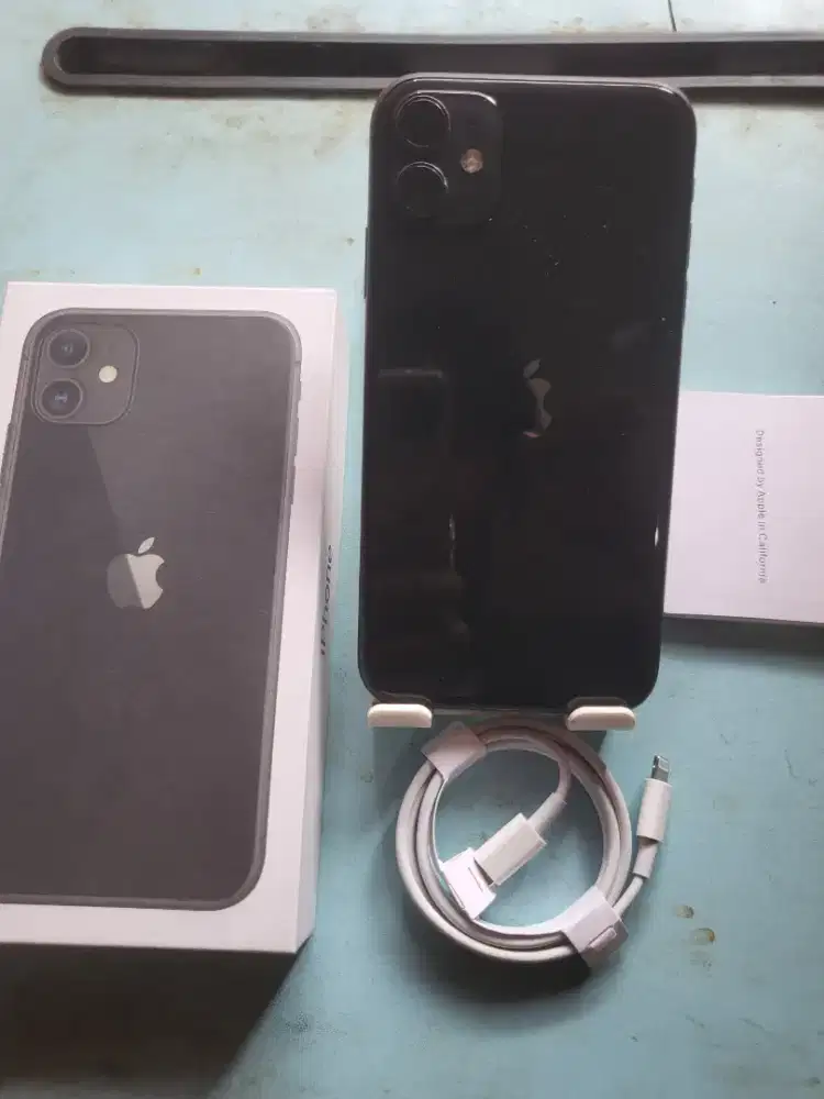 Iphone 11 64gb black inter fulset mulus normal all operator