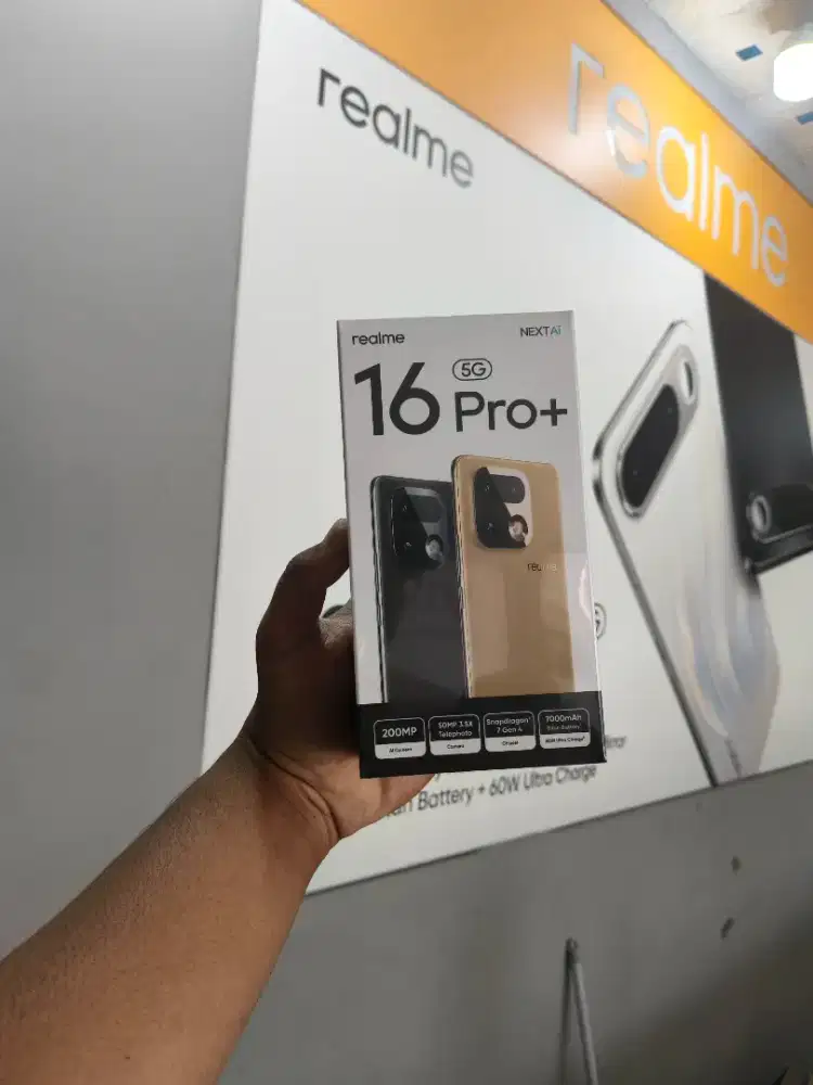 REALME 16 PRO+ 12/512 NEW SEGEL BERGARANSI RESMI PROMOOO
