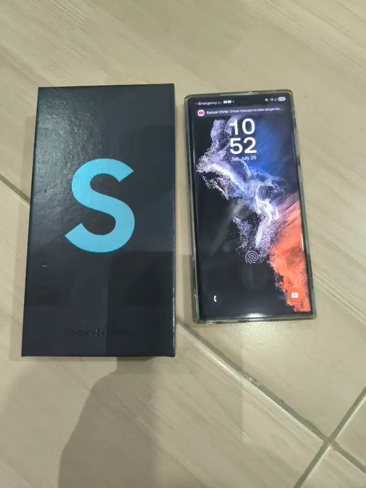 Samsung S22 ultra GREEN 12/512GB kondisi sangat terawat normal semua