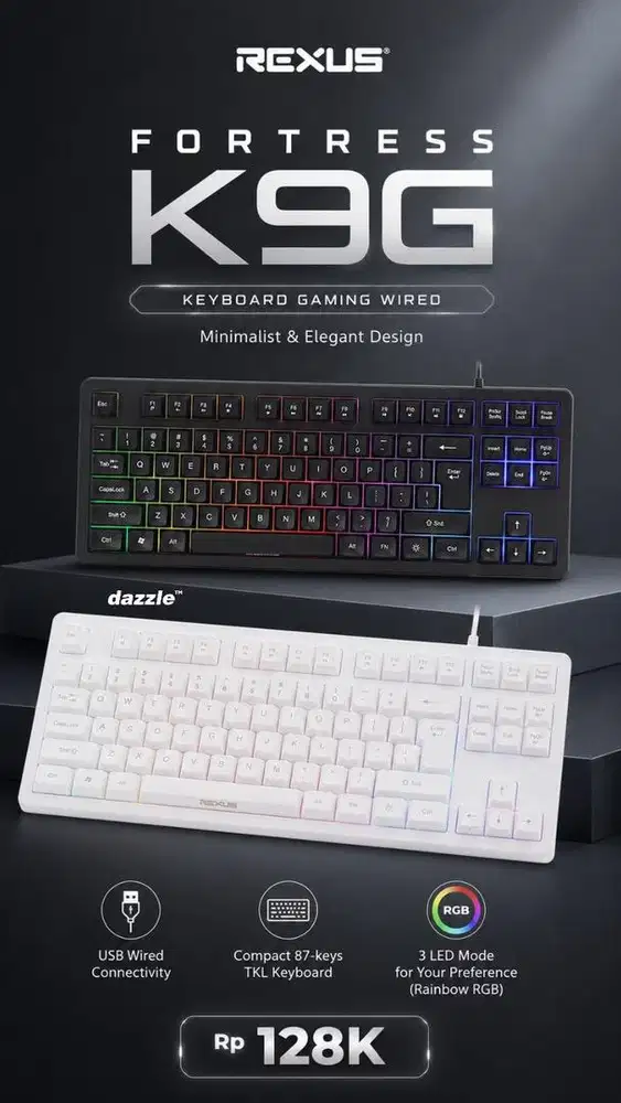 Keyboard Fortress K9G rexus