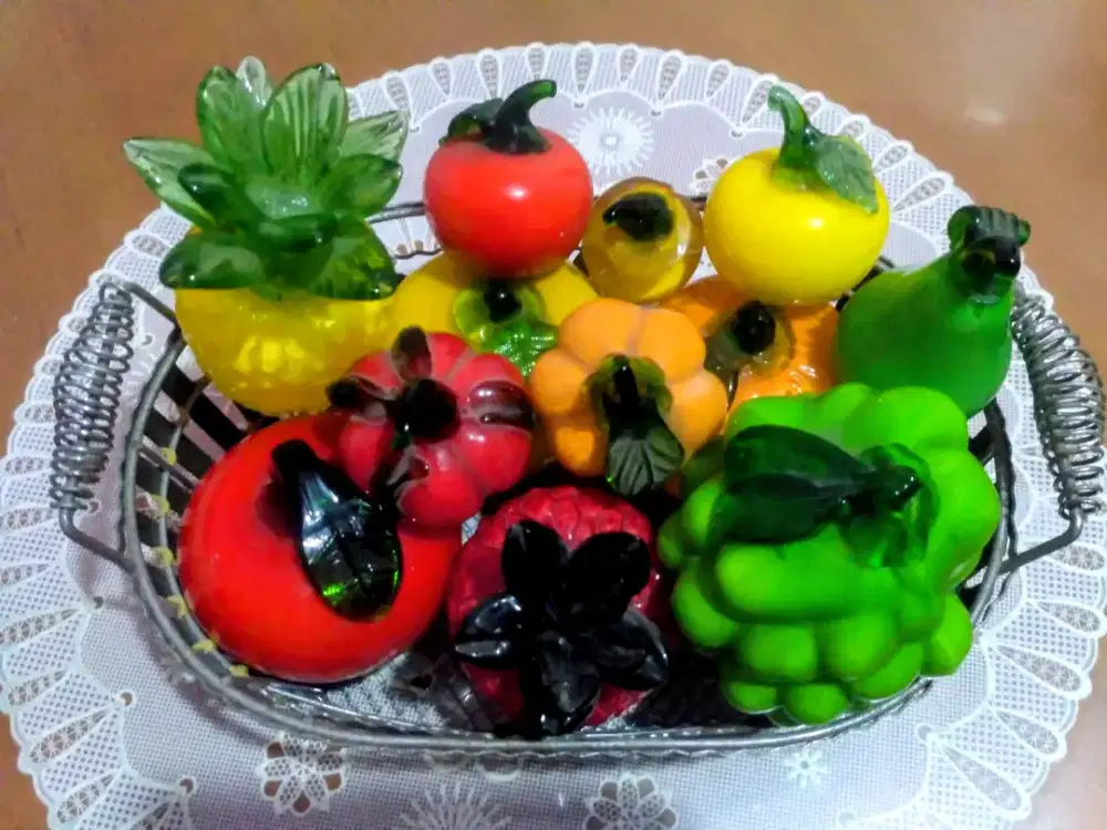 Pajangan Buah-Buahan Keramik Porcelain