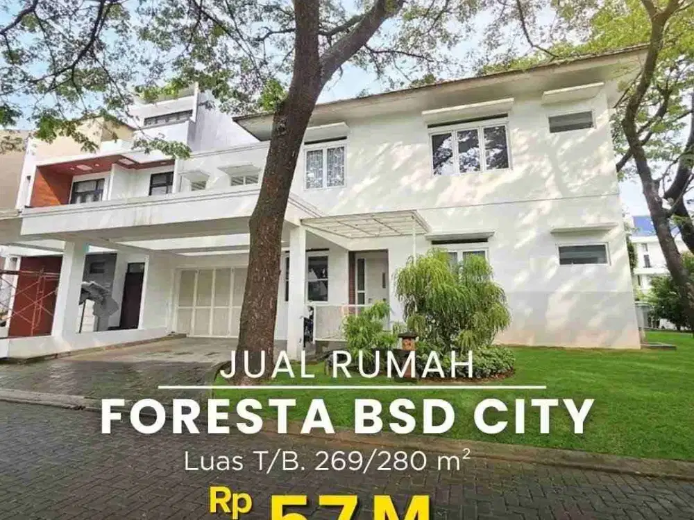 Siap Huni Rumah Rapi Foresta Cluster Albera BSD