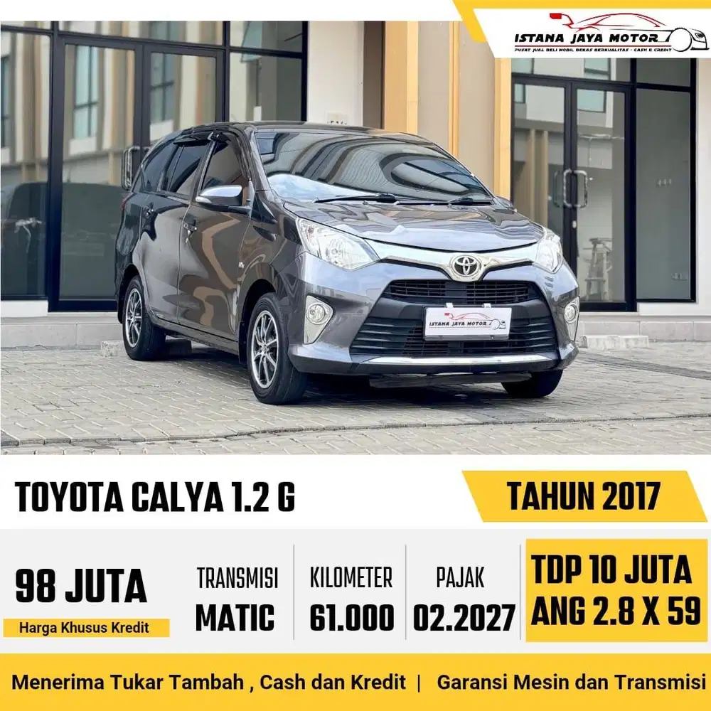 LOW KM !! Toyota Calya G 1.2 Automatic 2017