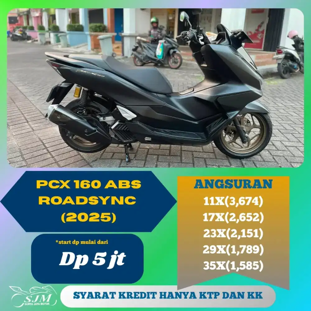 HONDA PCX 160 ABS ROADSYNC 2025 PAJAK PANJANG