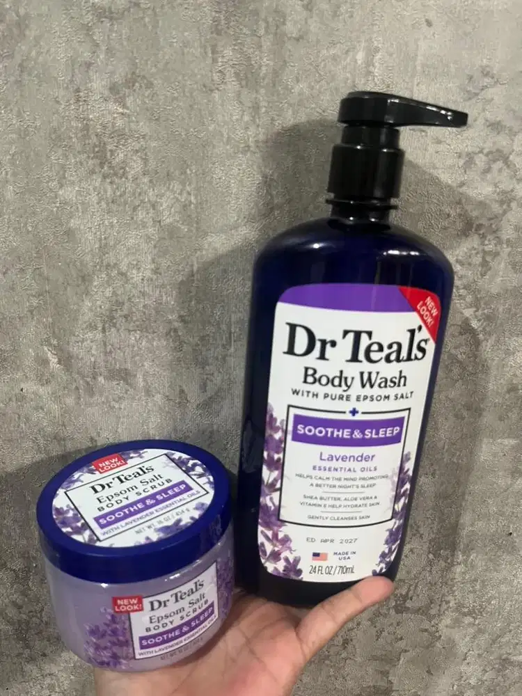 Dr teals body wash & Epsom salt body scrub