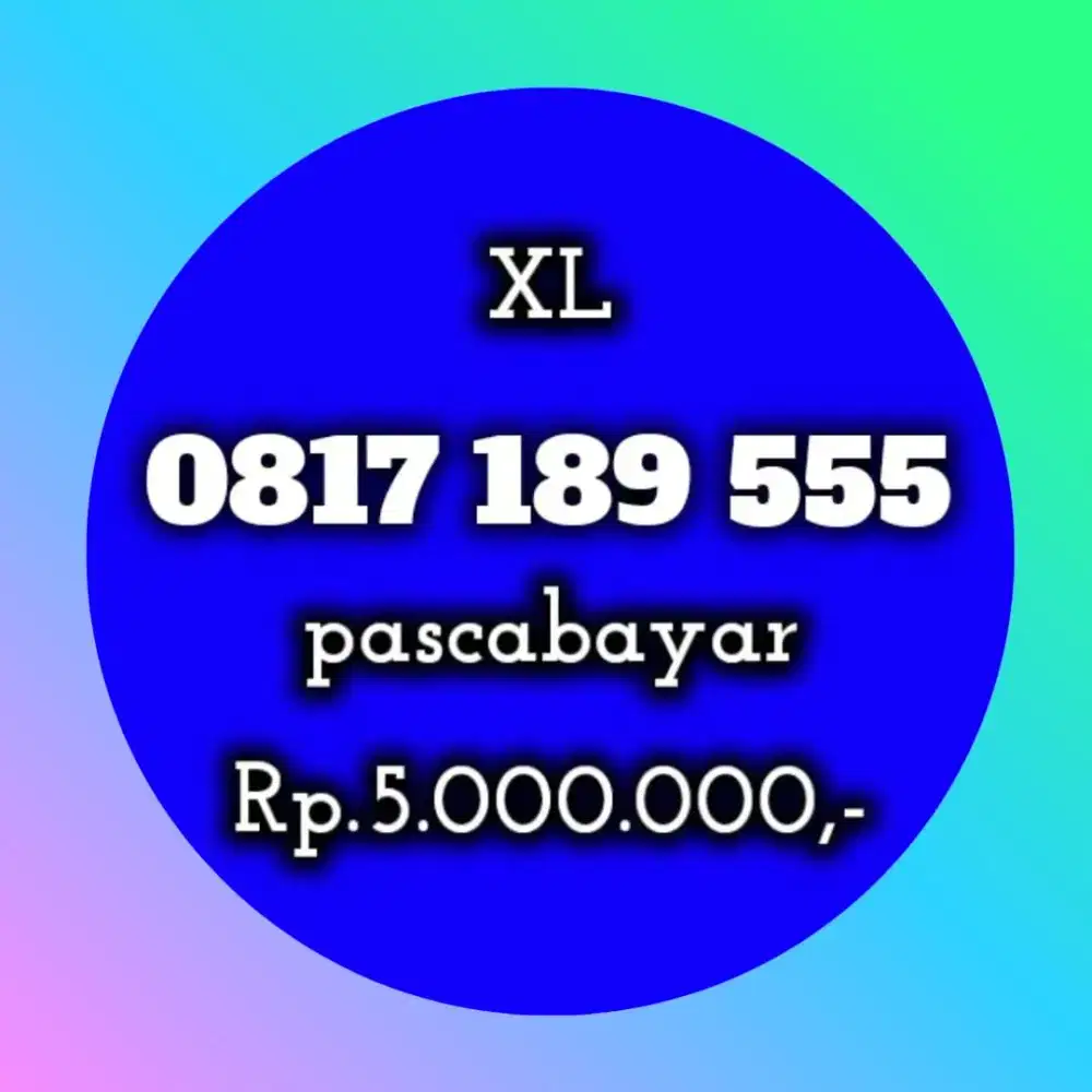 NOMOR CANTIK XL 189 555