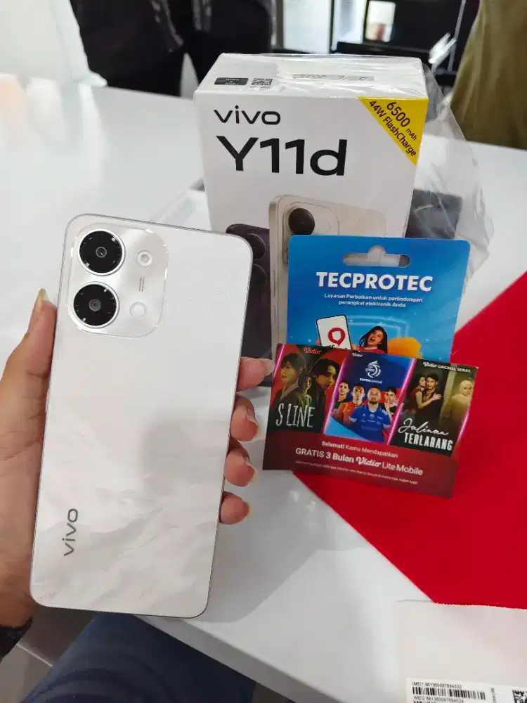 PROMO VIVO Y11D NEW 6500mAh
Kredit cicilan 0% free 2x angsuran