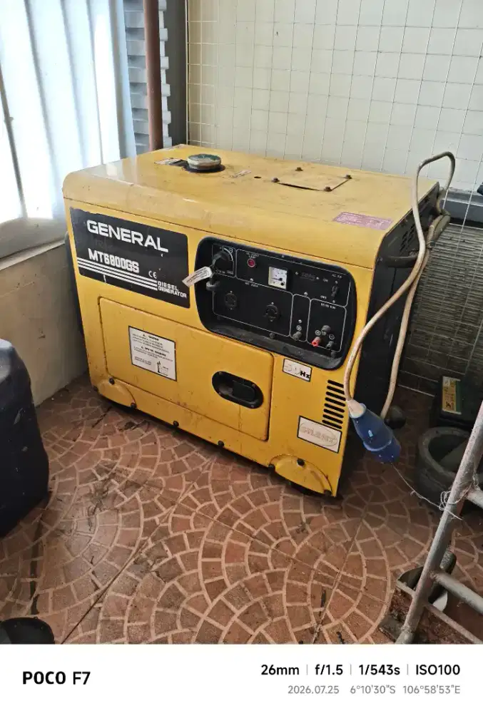 Genset General MT6800GS