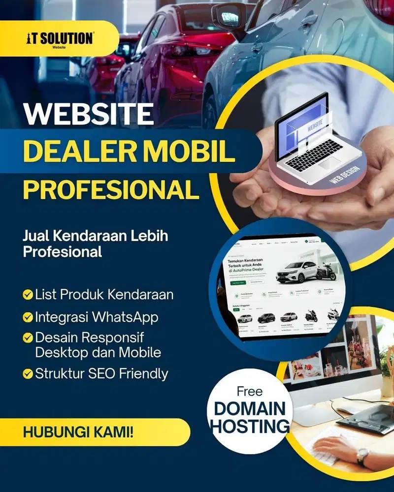 Jasa Pembuatan Website Dealer Mobil Profesional di Jember
