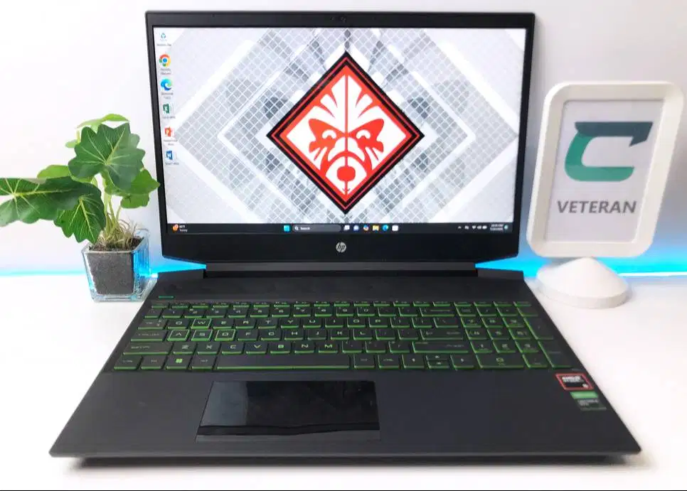 Laptop HP Pavilion Gaming Ryzen 5 5600H dual VGA Nvidia 4GB Mantep