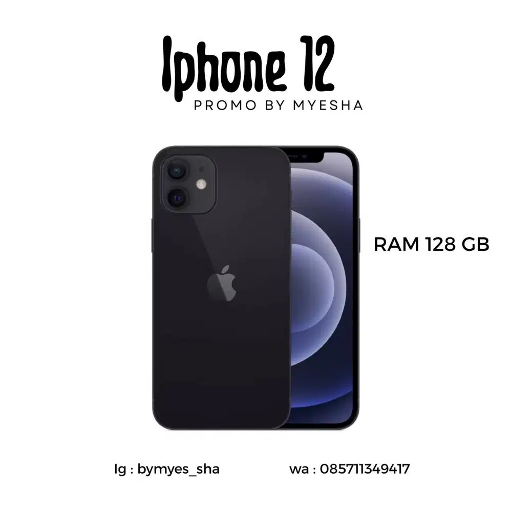 IPHONE 12 128 GB IBOX ( GARANSI TOKO )