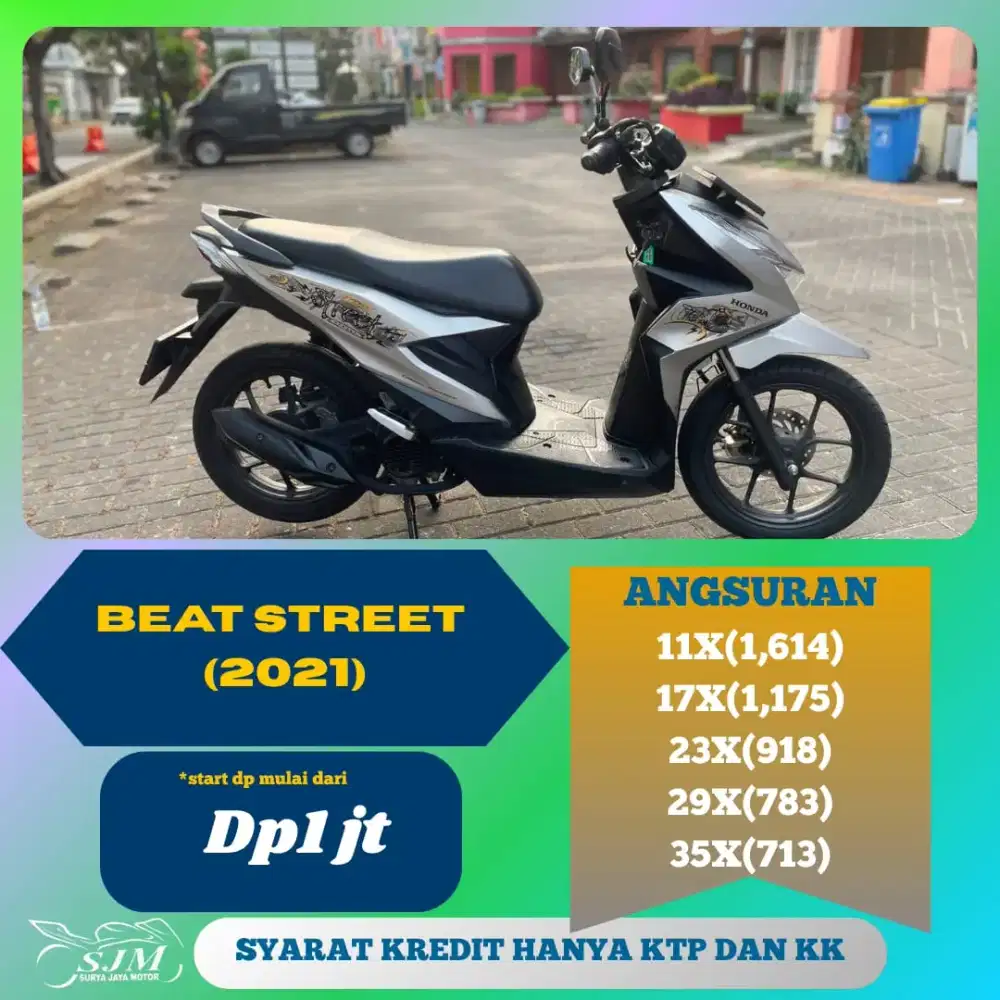 HONDA BEAT STREET 2021 CASH & KREDIT