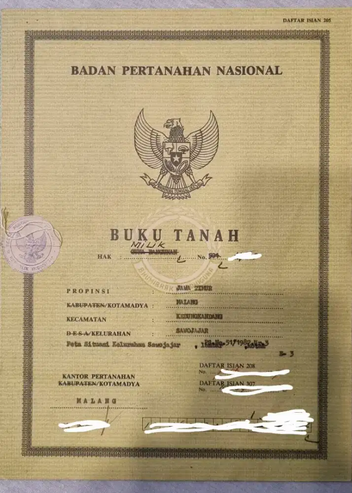DIJUAL CEPAT PERUMAHAN SAWOJAJAR TAHAP 1
