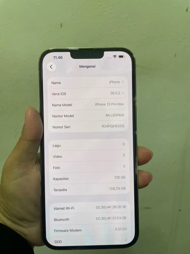 bismillah di jual iphone 13 promax 128 gb ibox