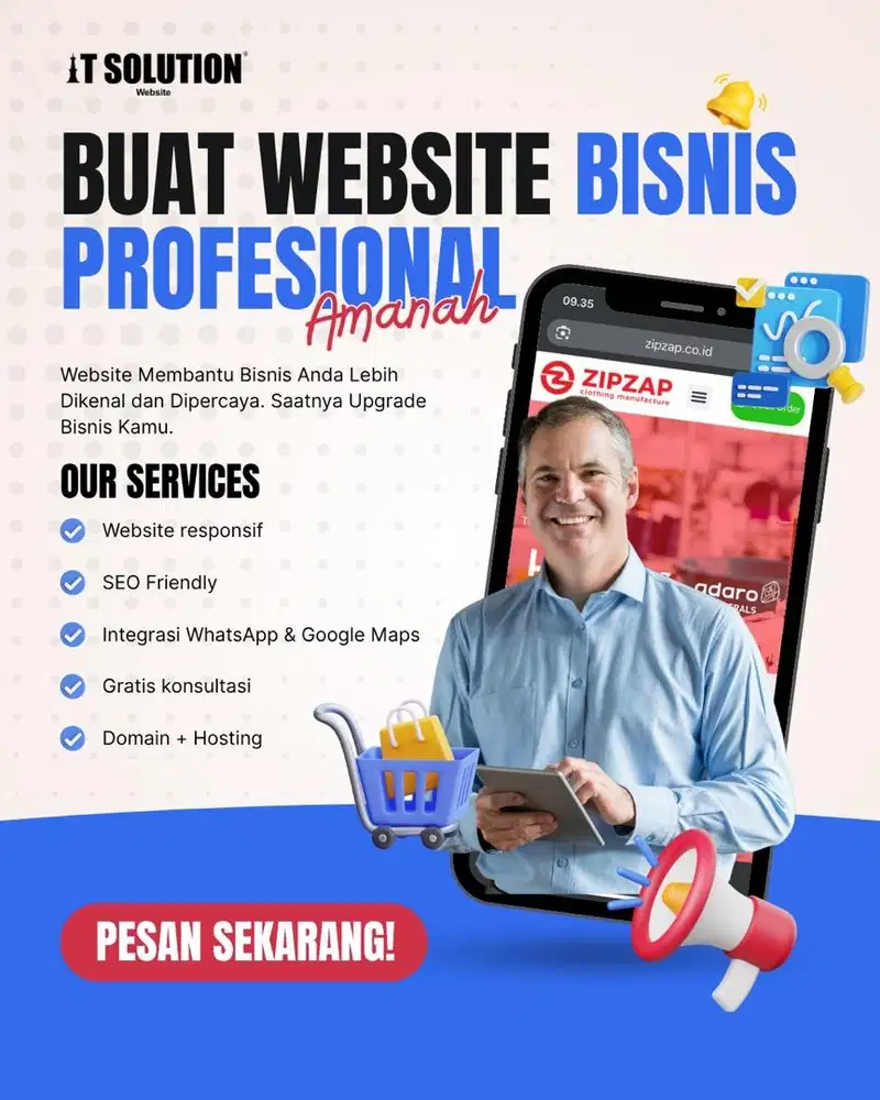 Jasa Pembuatan Website Profil Profesional di Jember