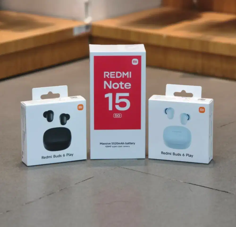 Redmi note 15 5G 8/256 free tws buds 6 play garansi resmi