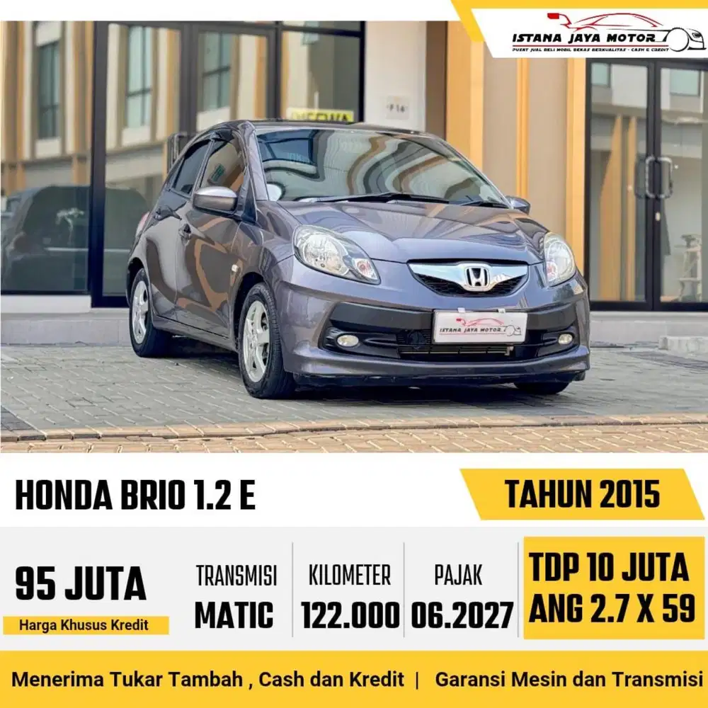 Honda Brio E AT th 2015 #istana jaya motor