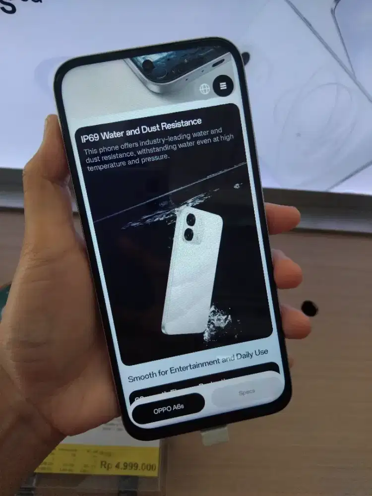 Oppo A6S 4g 8 128gb Ice White