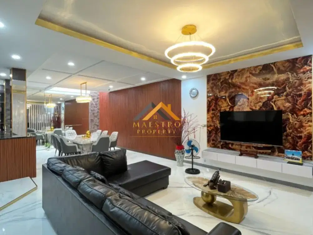 Dijual Rumah Full Furnished Lux Komplek Taman Malibu Indah (Daerah Polonia)