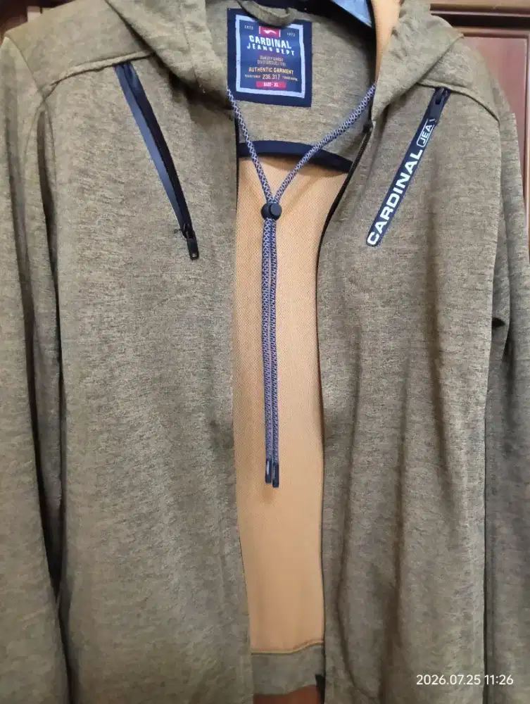Jacket hoodie cardinal
