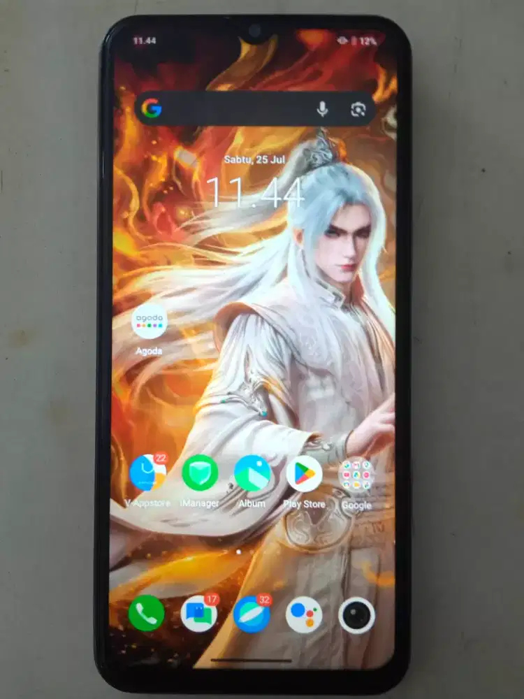 Vivo y22 4/64 blue metalic