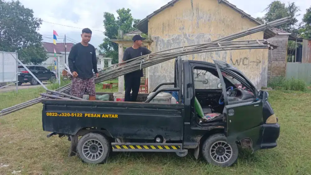 Rental pickup + sopirnya