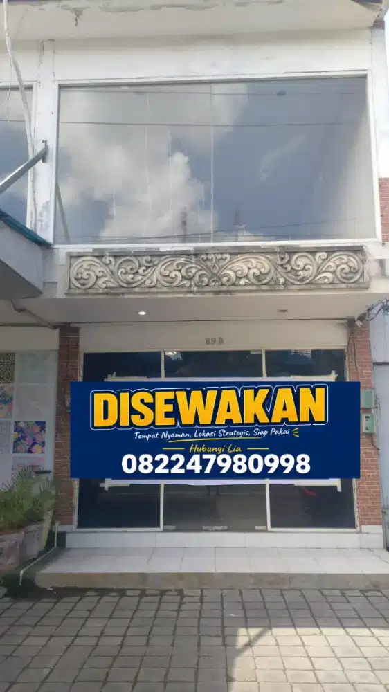 RUKO KOMERSIAL 2 LANTAI DISEWAKAN DI JALAN BYPASS SANUR - IMB LENGKAP