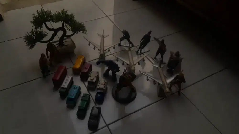 Diecast Miniatur Set Komplit