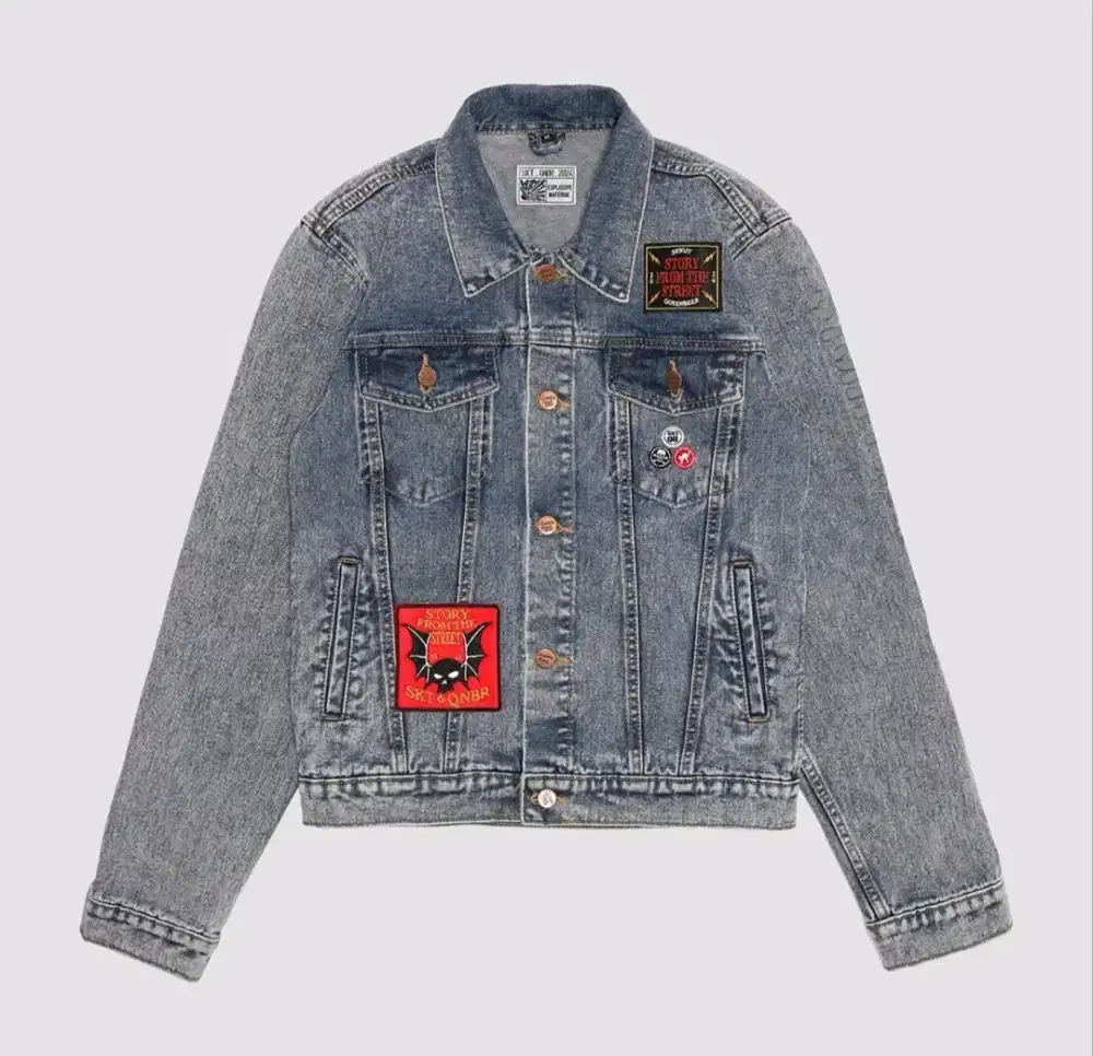 Jaket jeans sekut x queenbeer