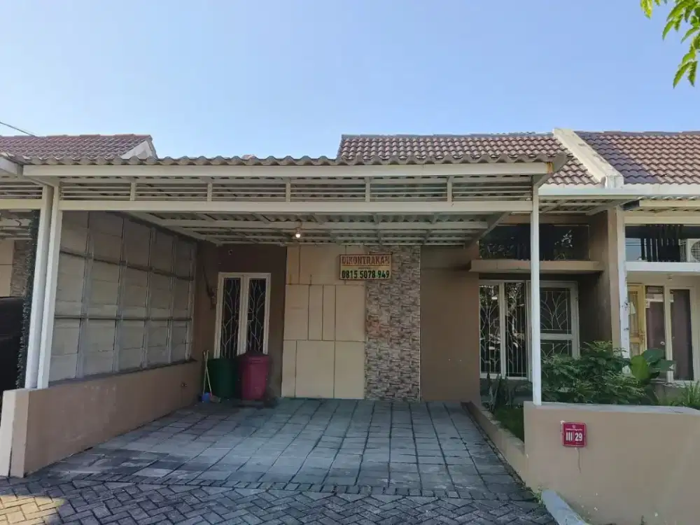 Disewakan Rumah Delta Magnolia III no. 29 sidoarjo