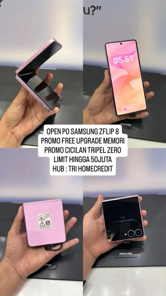 OPEN PO SAMSUNG GALAXY Z 8 SERIES FREE UPGRADE MEMORI DAN BUNGA 0%