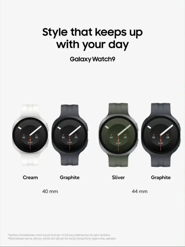 PRE-ORDER GALAXY WATCH 9 // GRATIS STRAP // DISKON BANK HINGGA 500RB