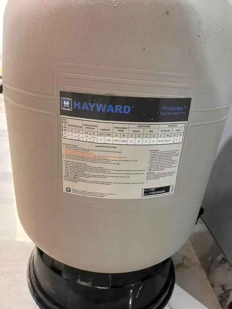 Sand Filter and Swimming Pool Pump