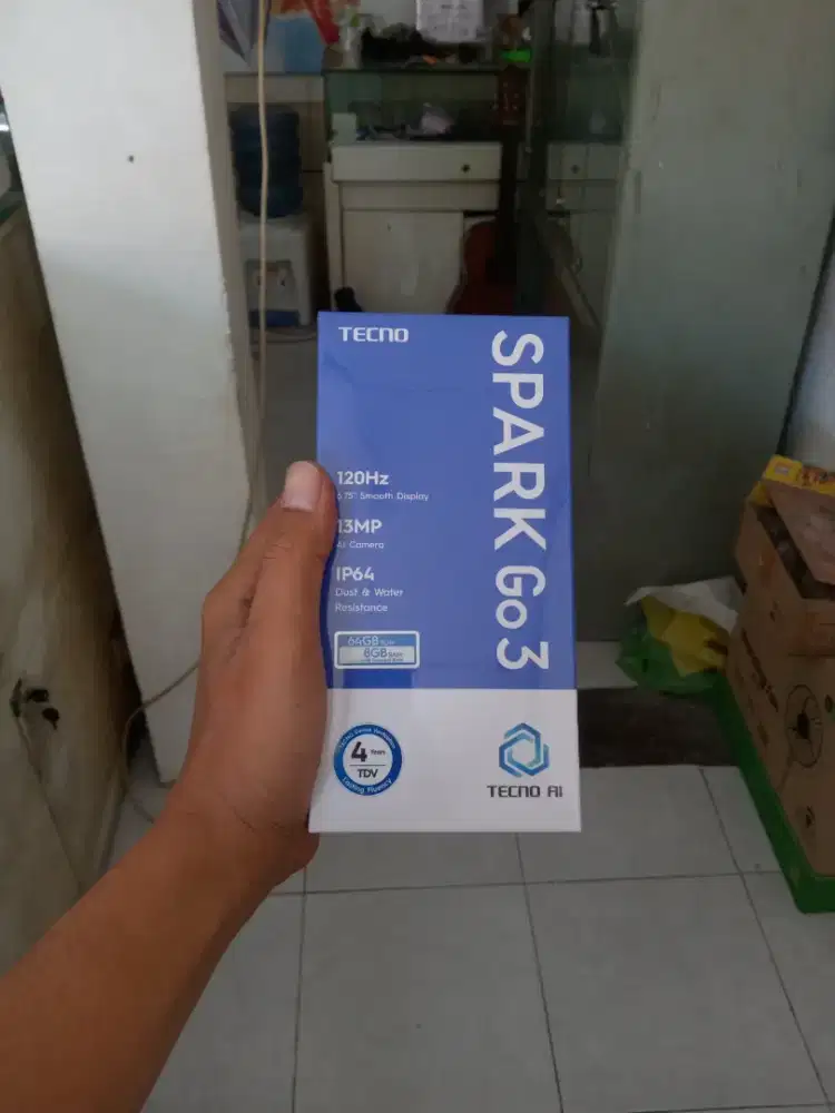 [ Fast respon WA ] Tecno Spark GO3 4+4/64 Garansi resmi 13bln
