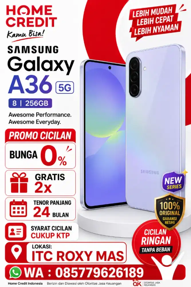 Cicilan Samsung Galaxy A36 5G 8 256GB