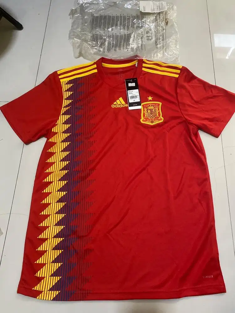 Jersey Bola Spanyol Adidas Original post 2010 WC