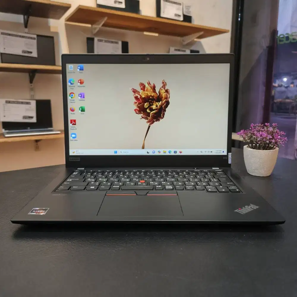 LAPTOP KERJA MURAH LENOVO THINKPAD X13//RYZEN 5PRO-4650U