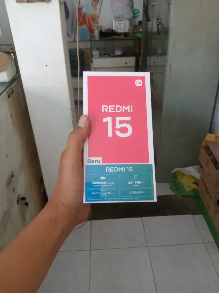 [ Fast respon WA ] Xiaomi Redmi 15 NFC 8+8/128 Garansi resmi 15bln