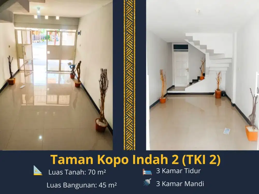 Dijual Cepat! Rumah Siap Huni di Taman Kopo Indah 2 (TKI 2) Sudah Renovasi | 3 KT | Harga Hanya Rp 725 Juta (Nego Tipis)