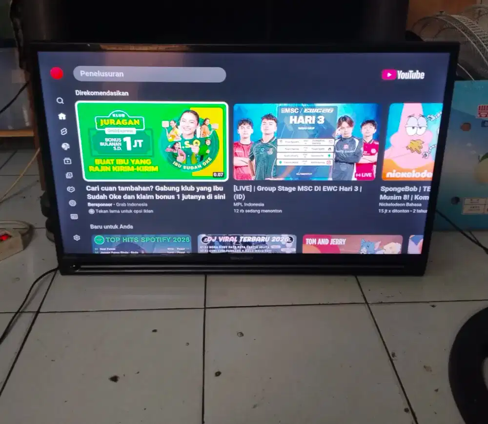 Tv Led Smart Tv Sharp Digital 32 inch Dapat Bracket